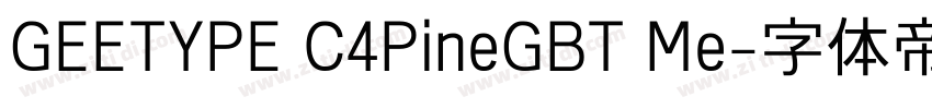 GEETYPE C4PineGBT Me字体转换